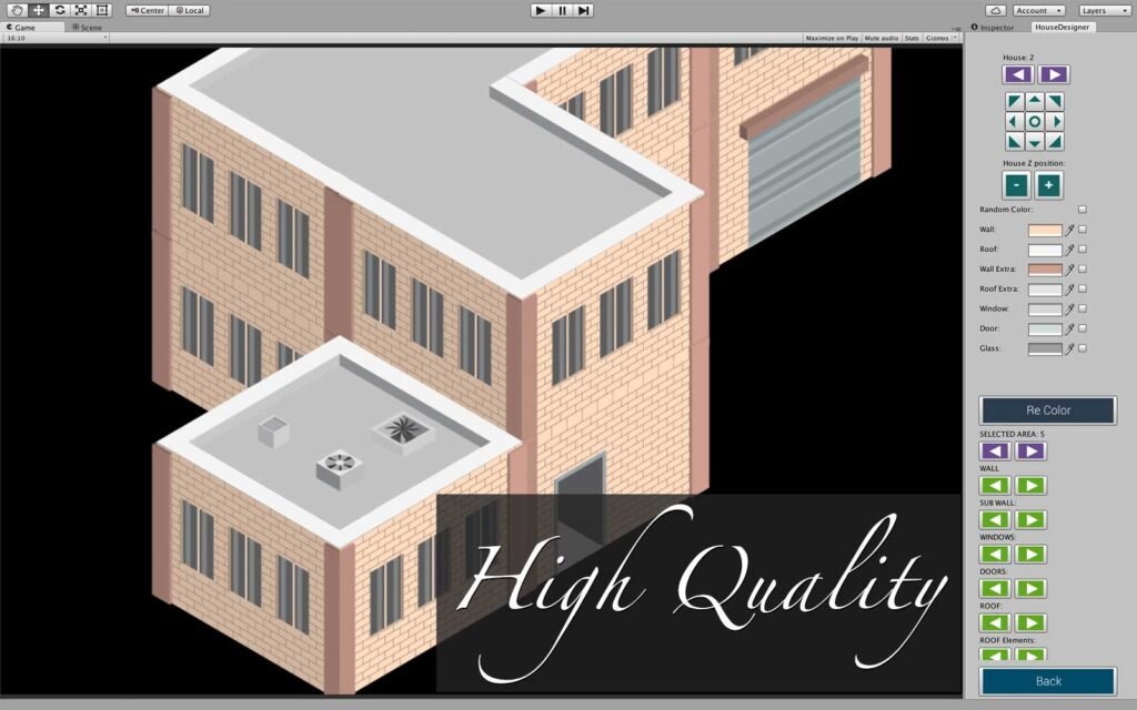 Isometric House Designer screenshot